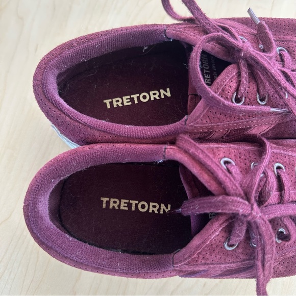 Tretorn Nylite Bold Wine Sneakers - Picture 6 of 8